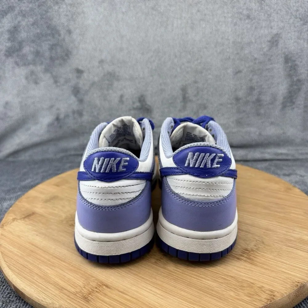 Nike Dunk Low Shoes Boys Size 3.5Y Blue White Basketball Sneakers DZ4456-100